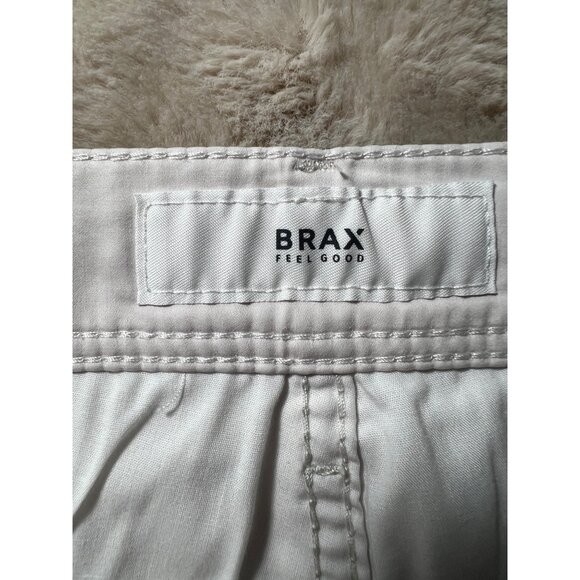 Mens Brax Ultralight Straight Leg Pants Beige Cotton Blend 38/34 - Picture 4 of 12